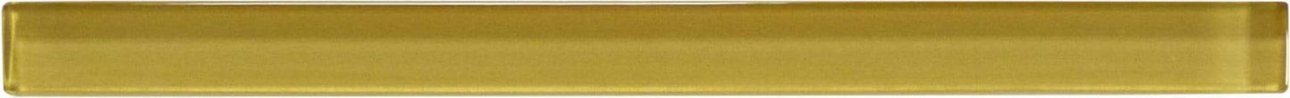 Saffron Beige 5/8" x 8" Glossy Glass Liner Millenium Products