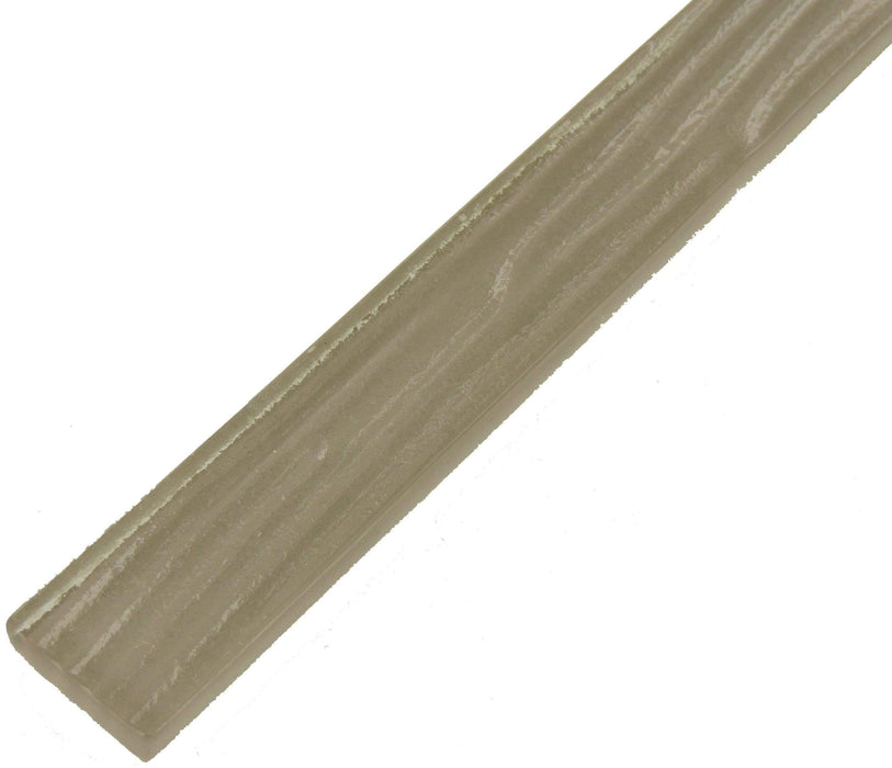 Tree Bark Beige 1" x 12" Glossy Glass Liner Millenium Products