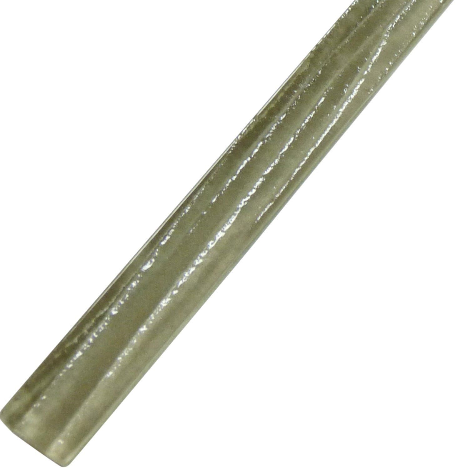 Tree Bark Beige 5/8" x 8" Glossy Glass Liner Millenium Products