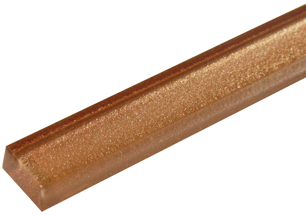 Opulent Gold 5/8" x 8" Glossy Glass Liner Millenium Products