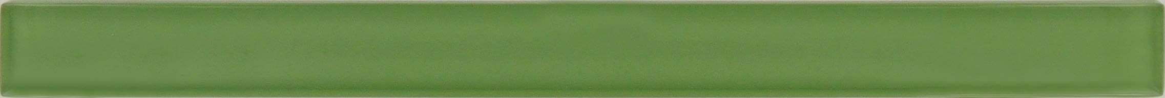 Grassy Green 1" x 12" Glossy Glass Liner Millenium Products