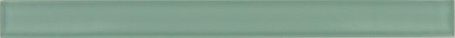 Mint Green 1" x 12" Glossy Glass Liner Millenium Products