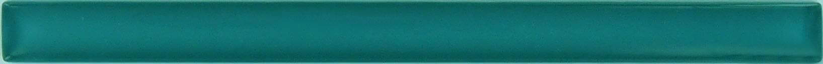 Teal Green 5/8" x 8" Glossy Glass Liner Millenium Products