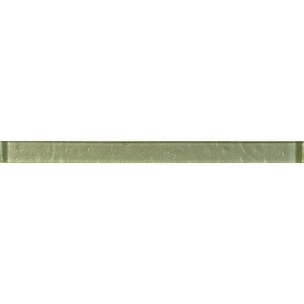 Mint Green 5/8" x 8" Glossy Glass Liner Millenium Products