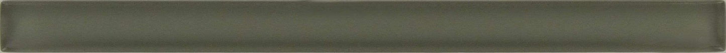 Hailstorm Grey 5/8" x 8" Glossy Glass Liner Millenium Products