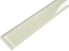 Clear White 1" x 12" Glossy Glass Liner Millenium Products