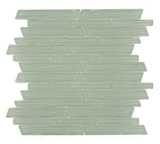 Sweet Pea River Random Linear Glossy Glass Tile Millenium Products