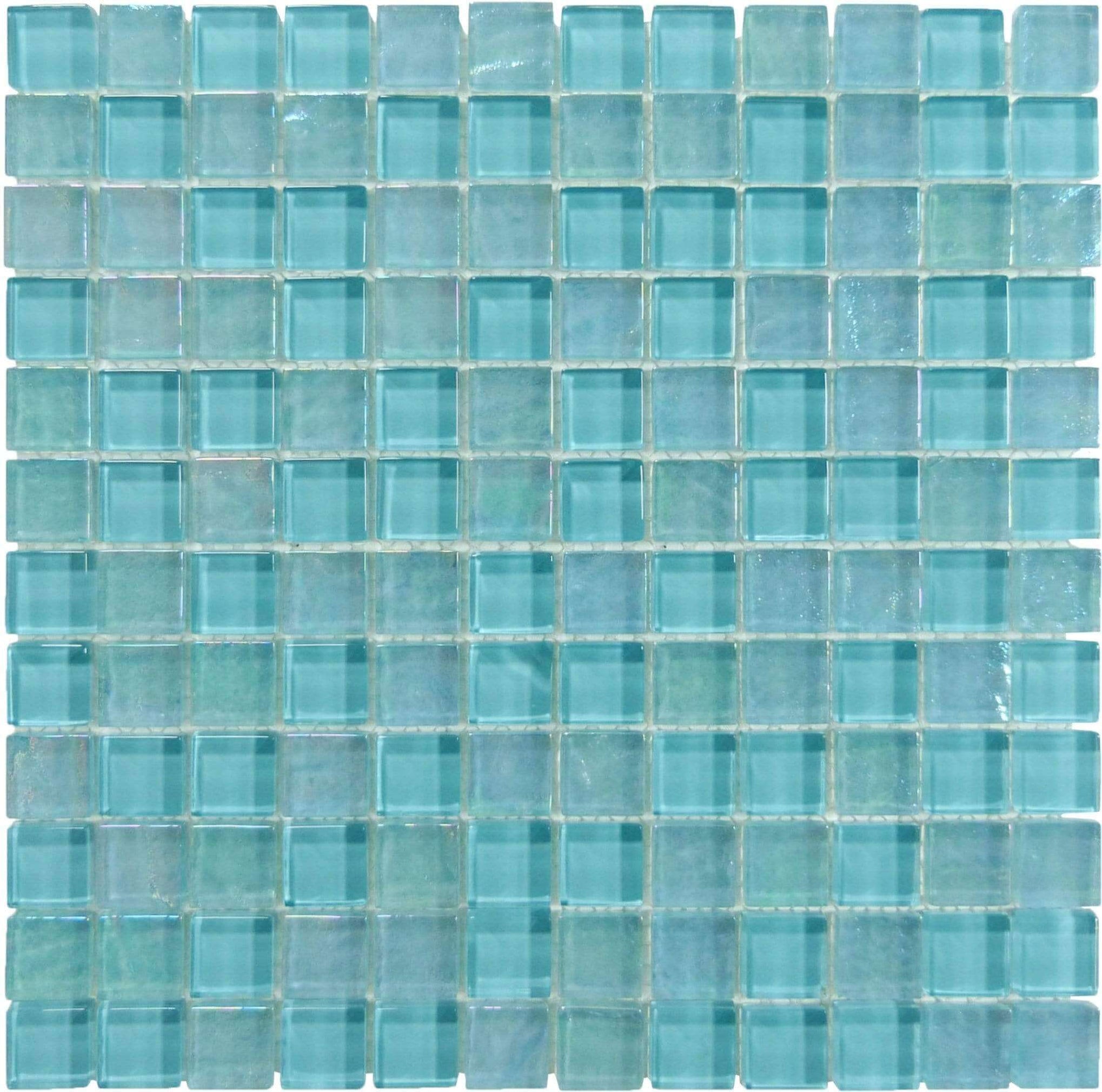 Aqua Glass Subway Tile Backsplash For Bathroom And Kitchen Floor 