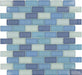 Ocean Blue 1'' x 2'' Glossy Glass Pool Tile Ocean Pool Mosaics