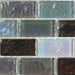 Dusk Grey 1'' x 2'' Glass Glossy & Iridescent Pool Tile Ocean Pool Mosaics