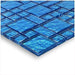 Galaxie Blue Mixed Glossy and Iridescent Glass Pool Tile Ocean Pool Mosaics