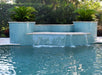Galaxie Turquoise Mixed Glossy & Iridescent Glass Pool Tile Ocean Pool Mosaics