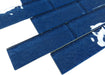 Moonscape Blue 2"x6" Ripple Glossy Glass Pool Tile Ocean Pool Mosaics