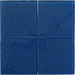 Moonscape Blue 6"x6" Ripple Glossy Glass Pool Tile Ocean Pool Mosaics