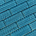 Pinnacle Metallic Blue 1.5x4 Glossy Glass Tile Ocean Pool Mosaics