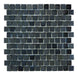 Black Metallic 1" x 1" Offset Glass Pool Tile Ocean Pool Mosaics