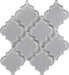 Smoke Grey Arabesque Glossy Glass Tile Pacific Tile