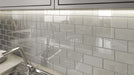 Light Grey 3'' x 6'' Glossy Glass Subway Tile Pacific Tile