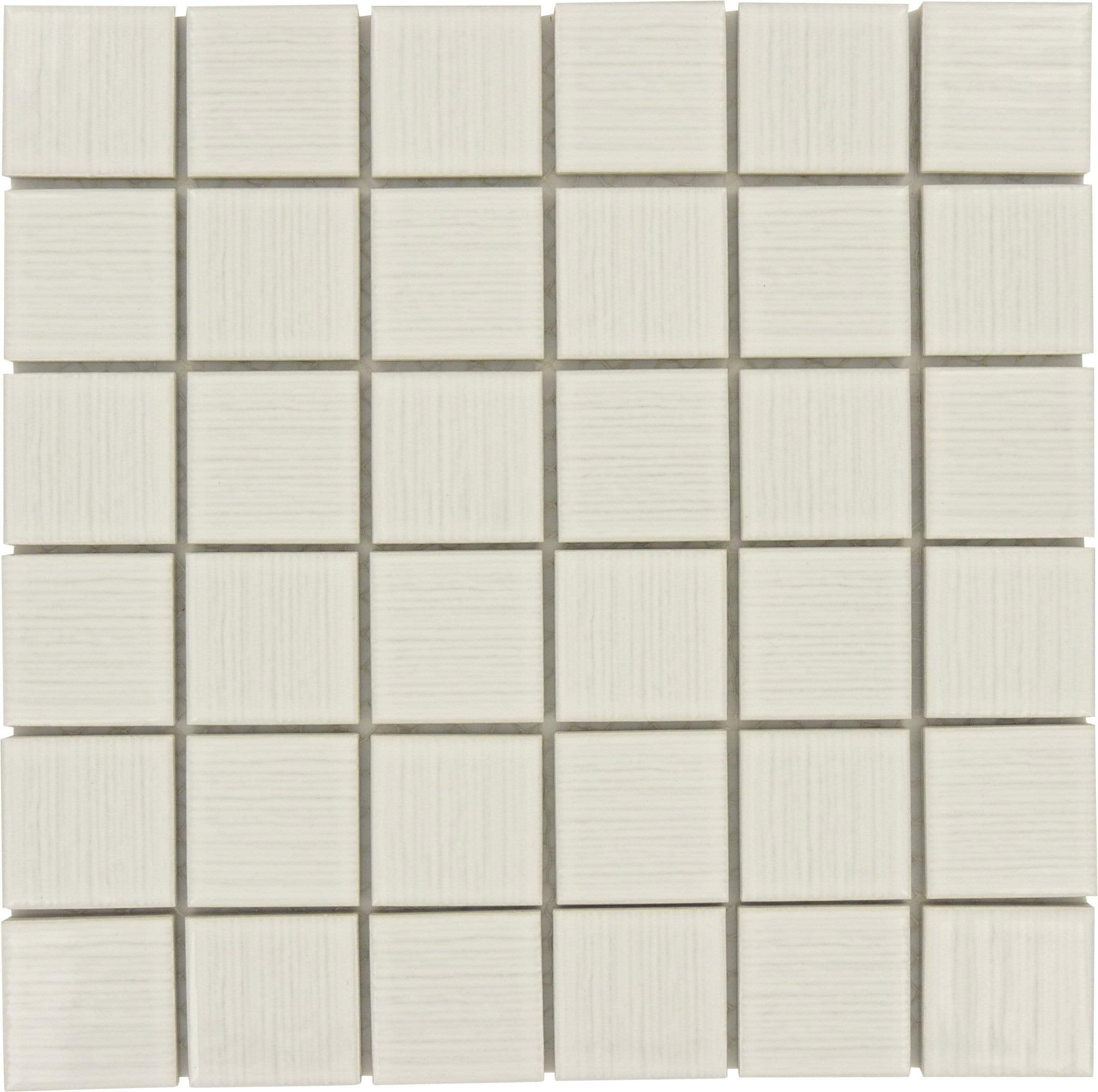 Arctic White 2'' x 2'' Porcelain Glossy Tile Regency