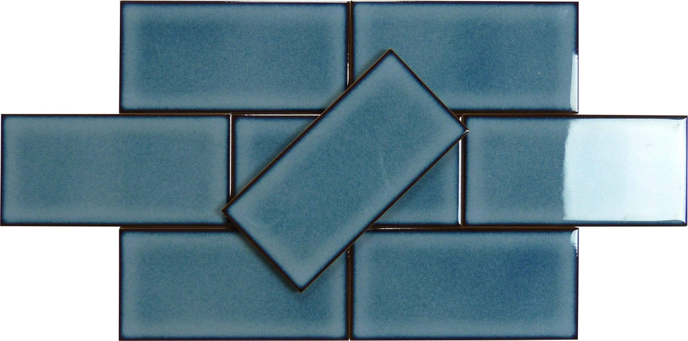 Crystal Lake 3" x 6" Glossy Porcelain Subway Tile Regency