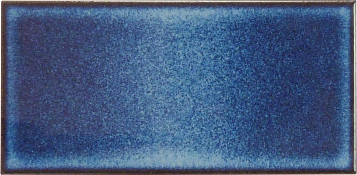Bodesi Deep Ocean Glass Tile for Kitchen Backsplash and Showers (3 in. x 6 in. Sample - 0.125 Sq. ft. /Piece), Blue Gray / Glossy HPT-DO-S