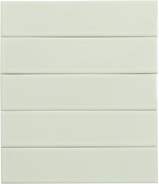 Illusion Alabaster White 2x8 Glossy Porcelain Tile Regency