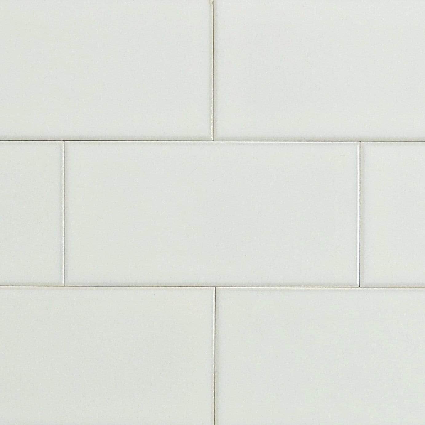 Silvery Moon 3" x 6" Glossy Porcelain Subway Tile Regency