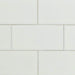 Silvery Moon 3" x 6" Glossy Porcelain Subway Tile Regency