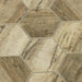 Linden Brown Hexagon Matte Glass Pool Tile Royal Tile & Stone