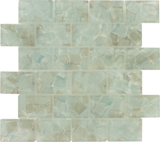 Hyacinth Grey 2" x 3" Glossy Glass Pool Tile Royal Tile & Stone