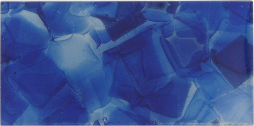 Iris Blue 3" x 6" Glossy Glass Subway Pool Tile Royal Tile & Stone