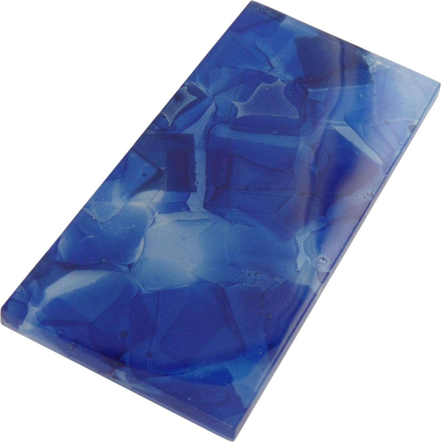 Iris Blue 3" x 6" Glossy Glass Subway Pool Tile Royal Tile & Stone