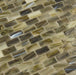Carbon Brown 1/2" x 1" Glossy Glass Pool Tile Royal Tile & Stone