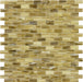 Citrine Brown 1/2" x 1" Glossy Glass Pool Tile Royal Tile & Stone