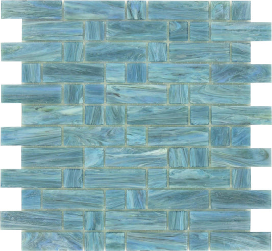 Java Random Brick Glossy Glass Pool Tile Royal Tile & Stone