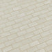 Pearl White 1/2" x 1" Glossy Glass Pool Tile Royal Tile & Stone