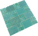Piazza Green Random Glossy & Iridescent Glass Tile Royal Tile & Stone