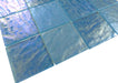 Piazza Turquoise Textured 3x3 Iridescent Glass Tile Royal Tile & Stone