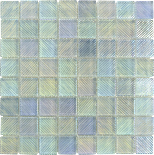 Ultraviolet Sky Blue 1.5x1.5 Glossy & Iridescent Glass Tile Royal Tile & Stone