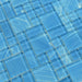 Watercolors Turquoise Random Glossy Glass Tile Royal Tile & Stone