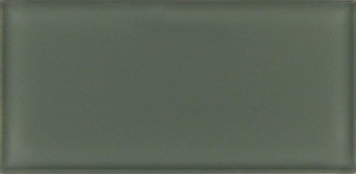 Battleship Grey 3" x 6" Glossy Glass Subway Tile Tuscan Glass