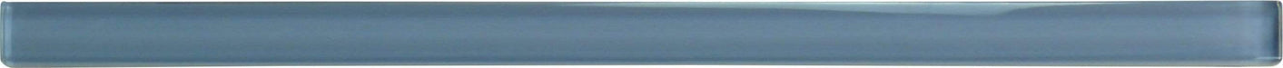 Atmosphere Blue 5/8" x 12" Glossy Glass Liner Tuscan Glass