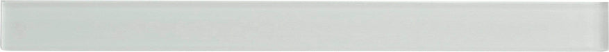 Crystal White 1" x 12" Glossy Glass Liner Tuscan Glass