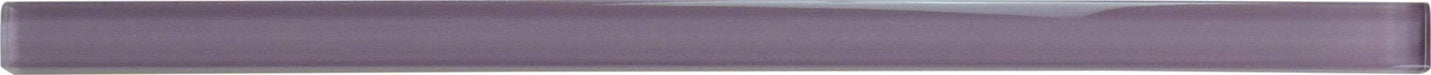 Lilac 5/8" x 12" Glossy Glass Liner Tuscan Glass