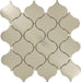 Arabesque Stainless Steel Metal Tile Tuscan Glass