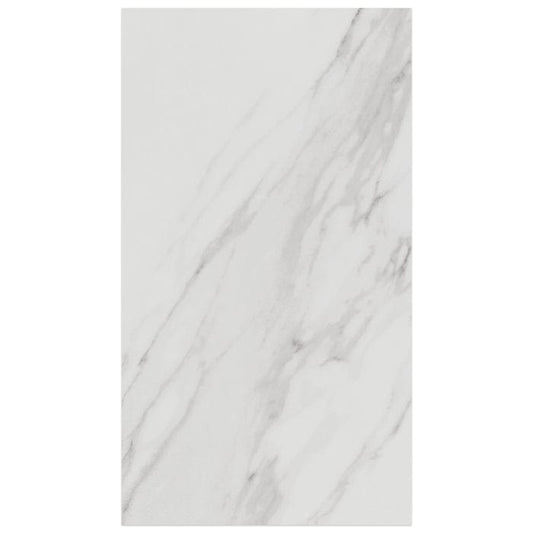 Natural Deluxe Viterbo Blanco White 18x36 Polished Porcelain Tile Tuscan Glass