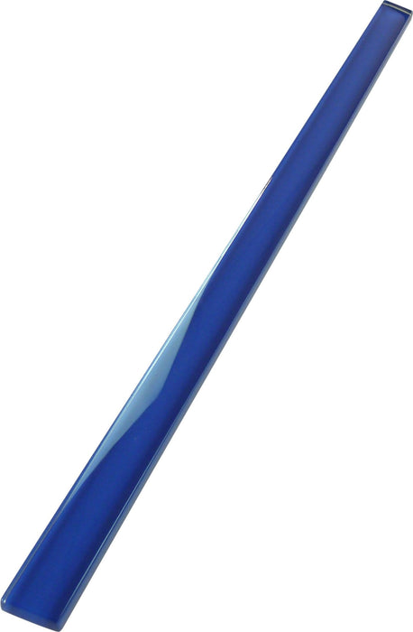 Royal Blue 5/8" x 12" Glossy Glass Liner Tuscan Glass