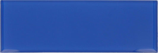 Royal Blue 4" X 12" Gloss Glass Subway Tile Tuscan Glass