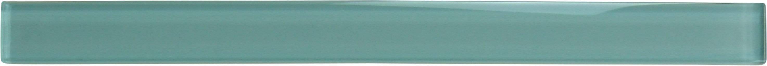 Sea Blue 1" x 12" Glossy Glass Liner Tuscan Glass