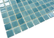 Verde Turquesa Green 7/8'' x 7/8'' Glossy Glass Pool Tile Universal Glass Designs